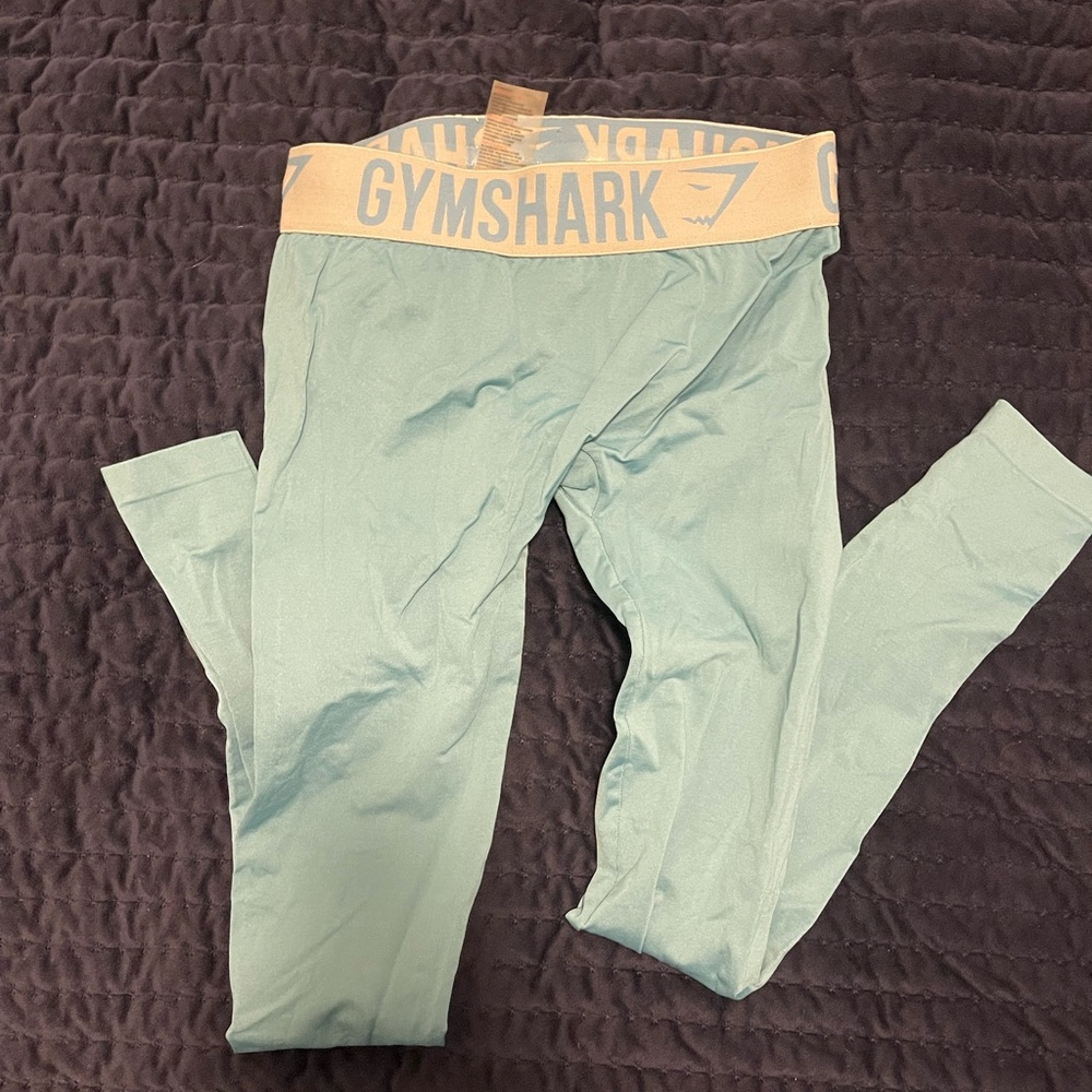 Gymshark seamless fit xs extra small Leggings in blue marl